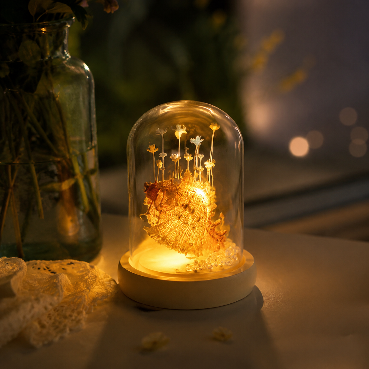 Coastal Shell Lamp